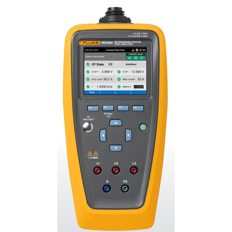 NYHET, FLUKE FEV350, ANALYSATOR FÖR LADDNINGSSTATIONER