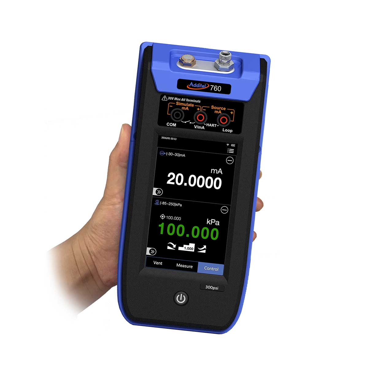 Additel 760 Fullt automatiserad handhållen tryckkalibrator