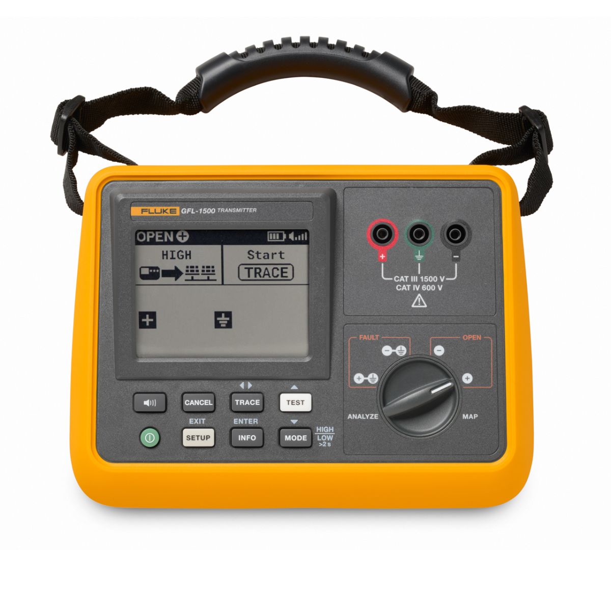 Fluke GFL-1500 jordfelssökare för solenergi