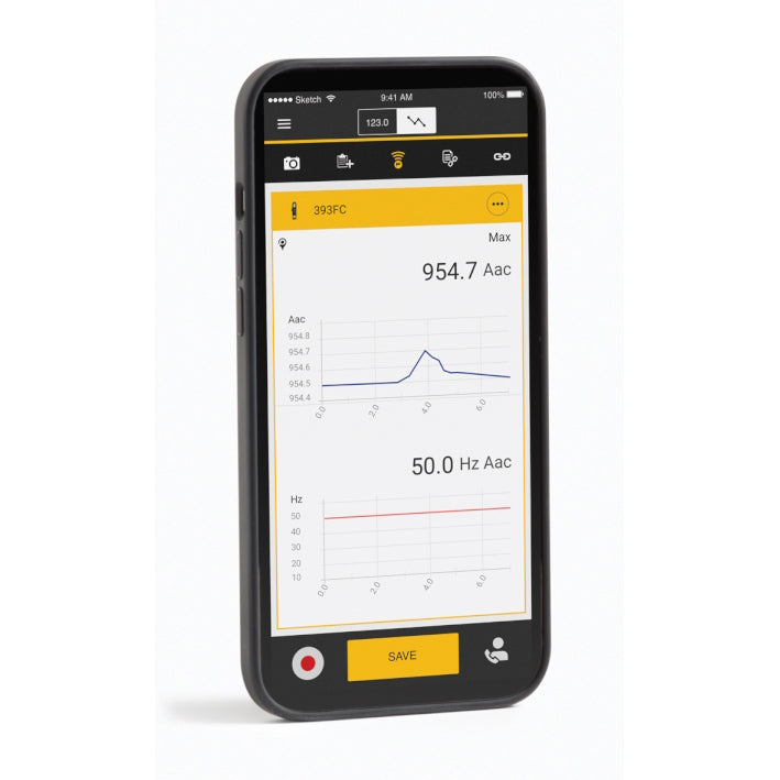 Fluke 393 FC Strömtång kategori III/1 500 V