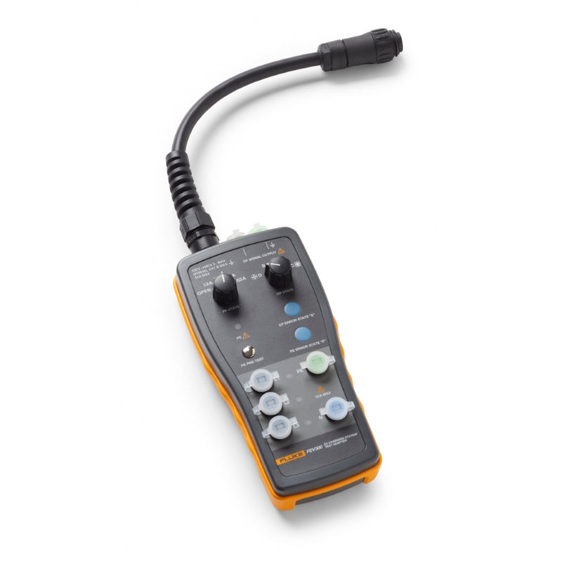 Fluke FEV300, testadaptersats för elbilsladdstationer med typ 2-kontakt