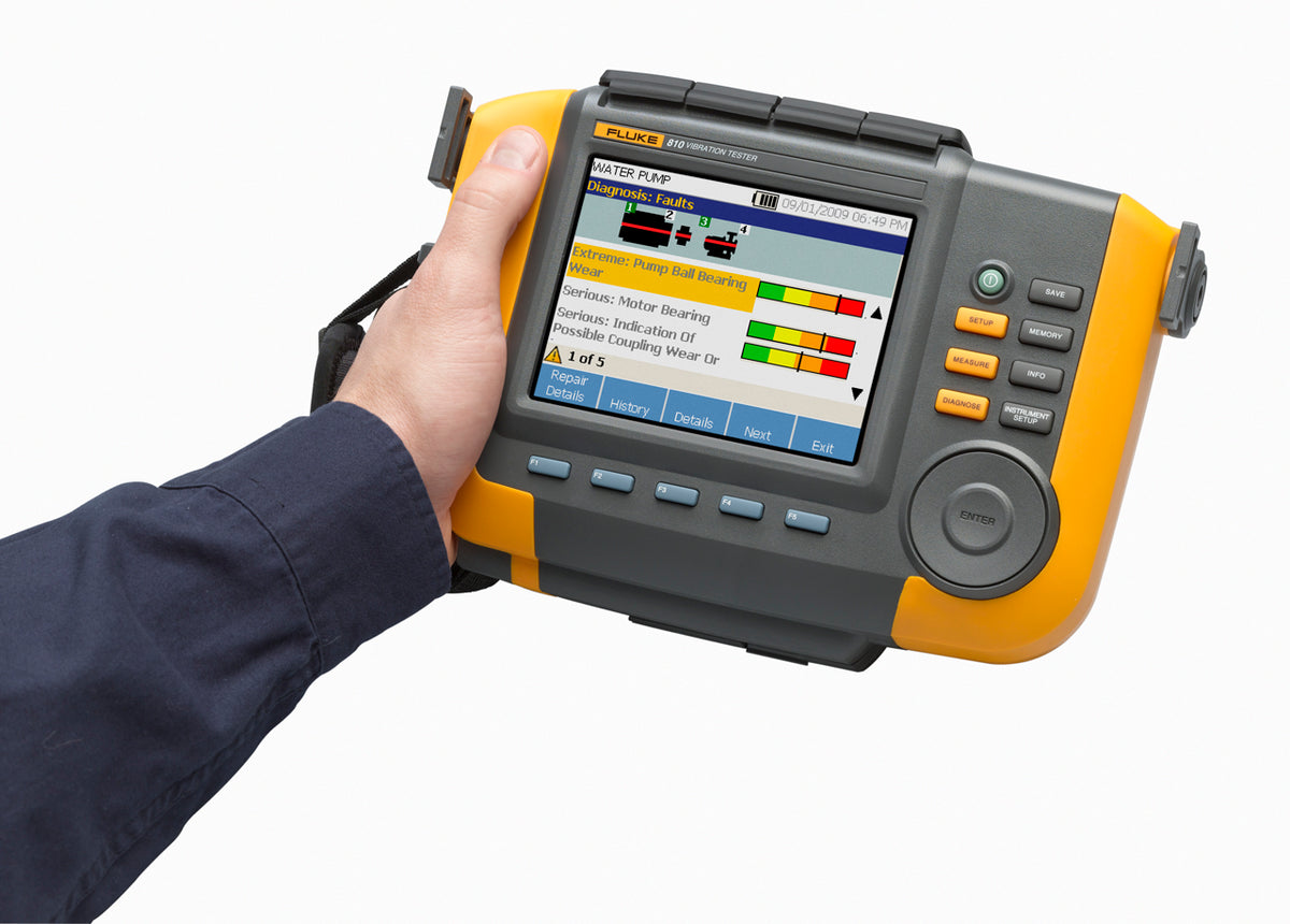 Fluke 810, Vibrationsmätare med svar direkt i skärmen