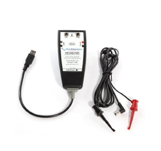 USB HART Modem, med 24V loopmatning