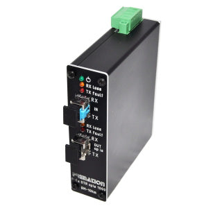 Mediakonverter och optisk transceiver för säkra optiska signaler i ATEX zon