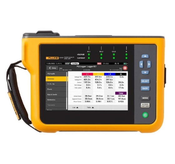 Fluke 1777, Elkvalitetsanalysator för trefassystem