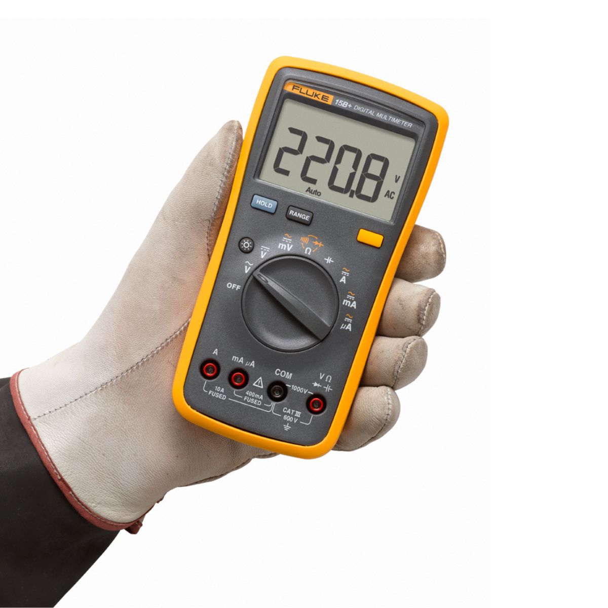 Fluke 15B+ – Robust och mångsidig digital multimeter för elektriker och hantverkare